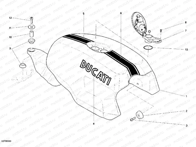 FUEL TANK » TANK/SEAT