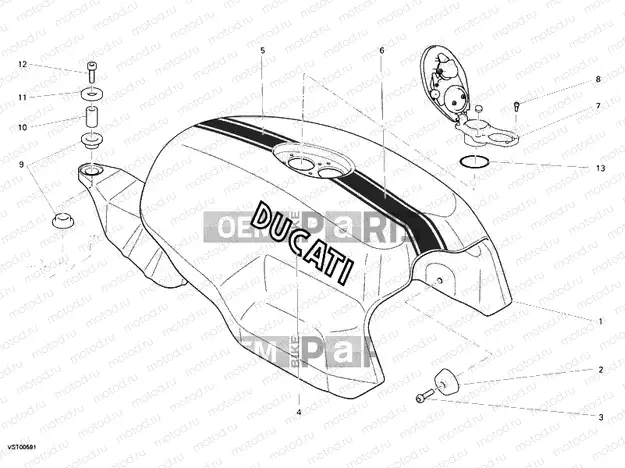 FUEL TANK » TANK/SEAT