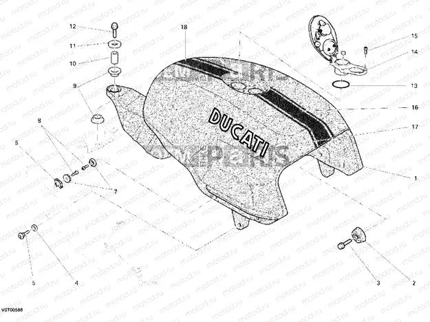 FUEL TANK » TANK/SEAT