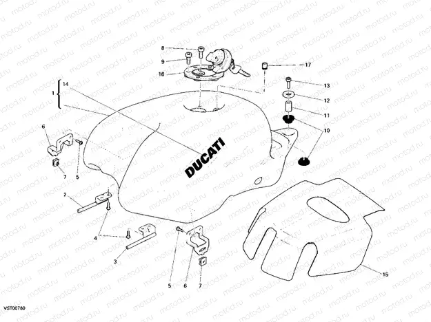 FUEL TANK » TANK/SEAT