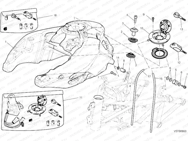 FUEL TANK » TANK/SEAT