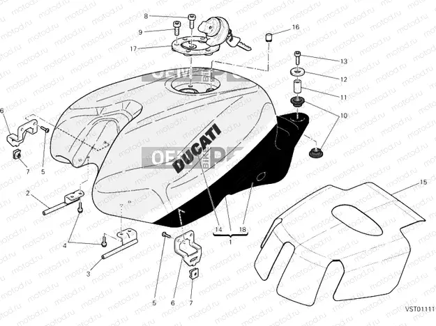 FUEL TANK » TANK/SEAT