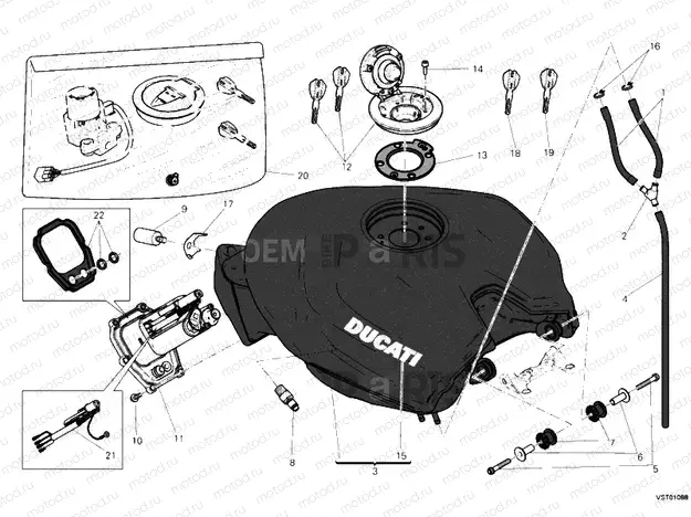 FUEL TANK » TANK/SEAT