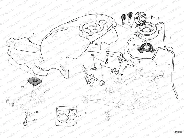 FUEL TANK » TANK/SEAT