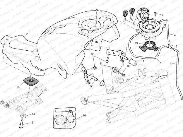 FUEL TANK » TANK/SEAT
