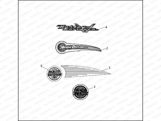 FUEL TANK TRIM - 1995