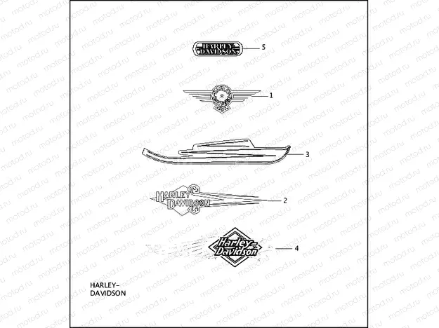FUEL TANK TRIM - 1995