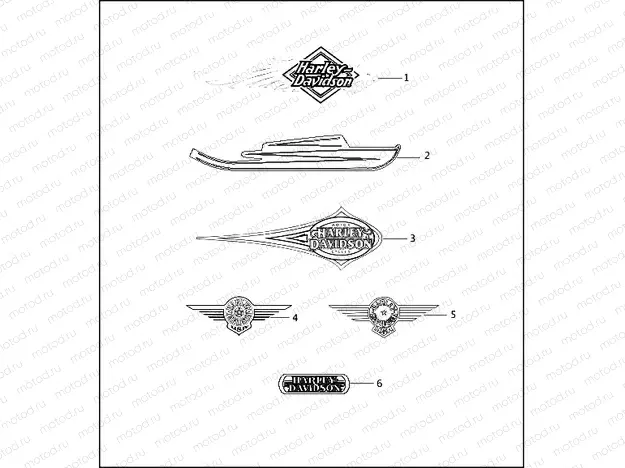 FUEL TANK TRIM - 1996
