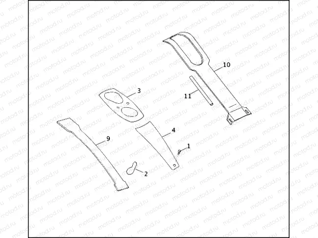 FUEL TANK TRIM