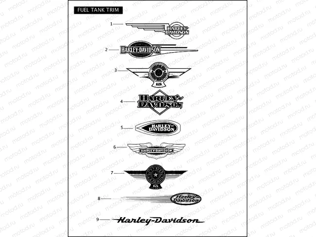 FUEL TANK TRIM