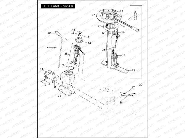 FUEL TANK - VRSCR