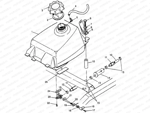 FUEL TANK - W98AE50A (4946394639a014) | FUEL TANK - W98AE50A (4946394639a014)