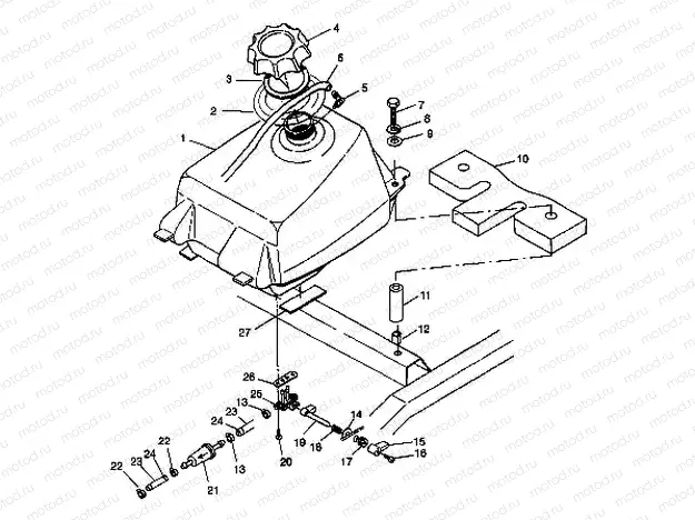 FUEL TANK - W98BC50A (4944994499a014) | FUEL TANK - W98BC50A (4944994499a014)