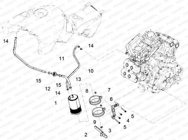 Fuel vapour recover system
