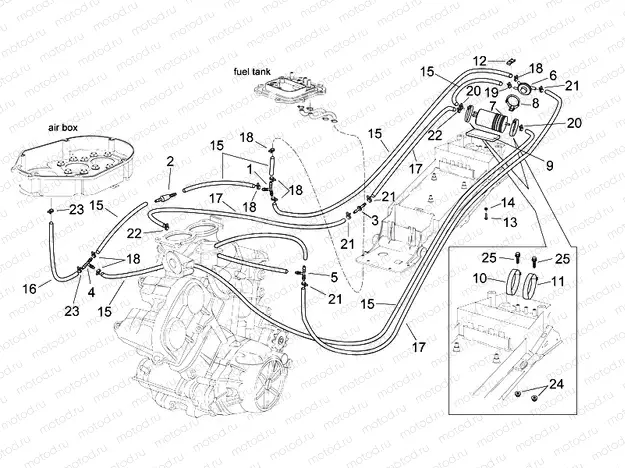 Fuel vapour recover system