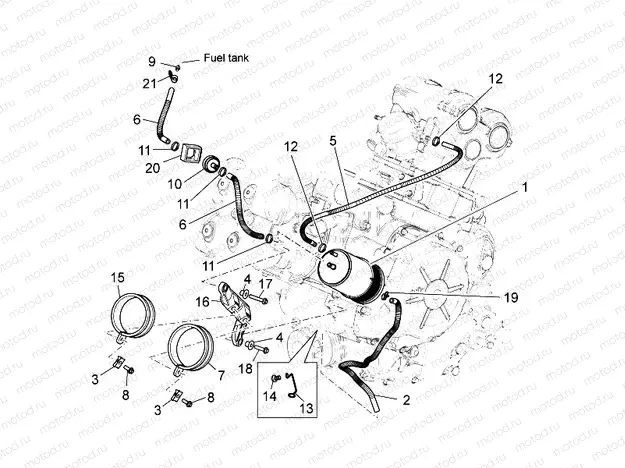 Fuel vapour recover system