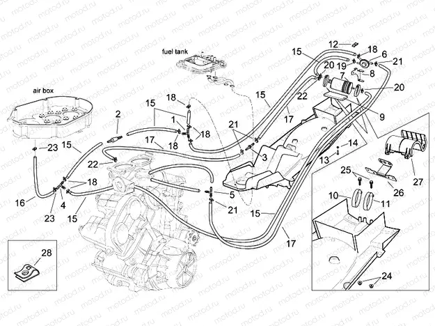 Fuel vapour recover system