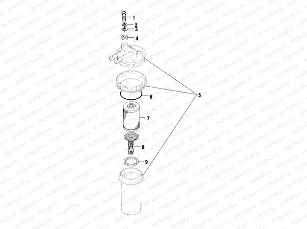 FUEL/WATER SEPARATOR - W014697D (4964806480C005) | FUEL/WATER SEPARATOR - W014697D (4964806480C005)