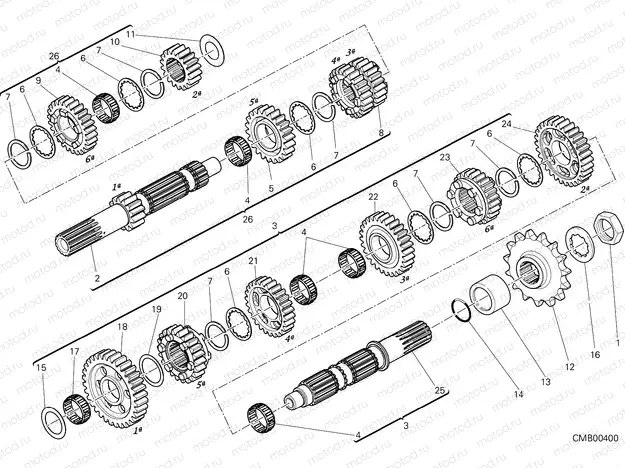GEAR BOX [MOD:M 1200]
