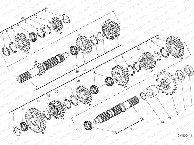 GEAR BOX [MOD:MS1200PP]