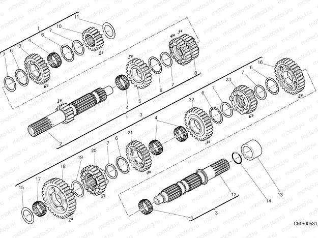 GEAR BOX [MOD:MS1260E]