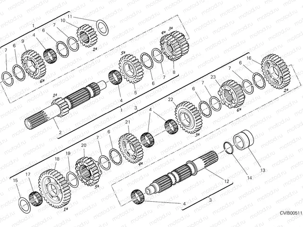GEAR BOX [MOD:MS1260PP]