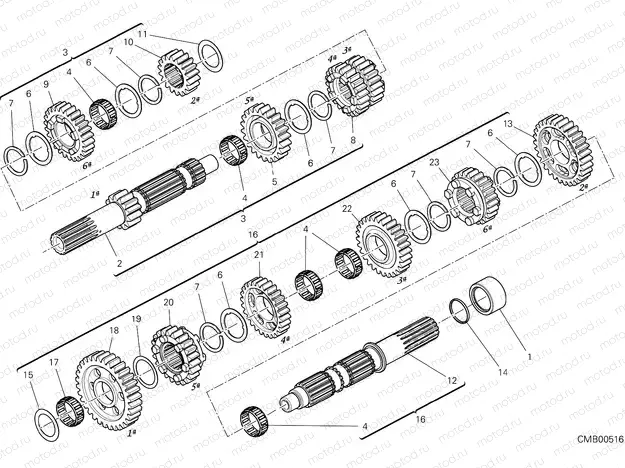 GEAR BOX [MOD:SCR11DRK]