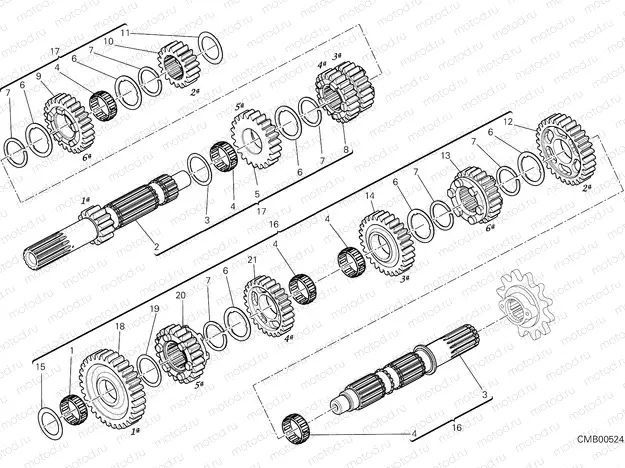 GEAR BOX [MOD:SCR800DK]