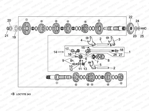 Gear box selector