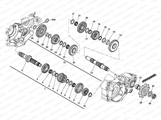 GEAR BOX (TE-TXC)