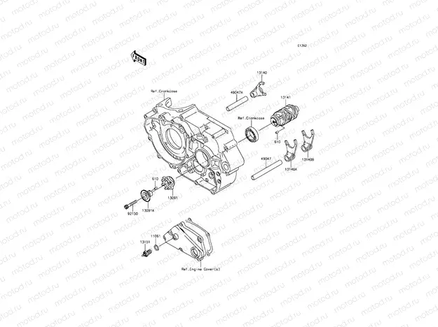 Gear Change Drum/Shift Fork(s)