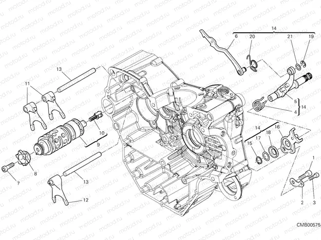 GEAR CHANGE MECHANISM