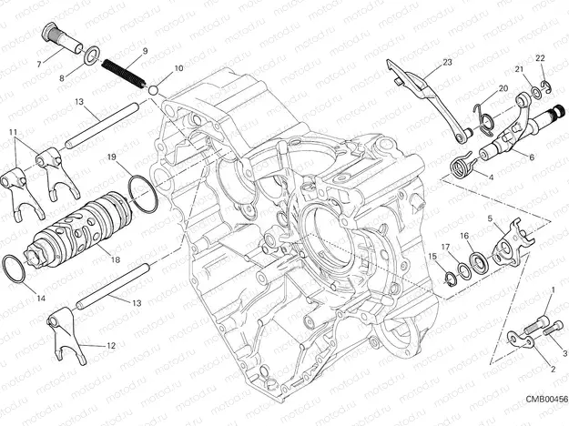 GEAR CHANGE MECHANISM [MOD:MS1200PP]