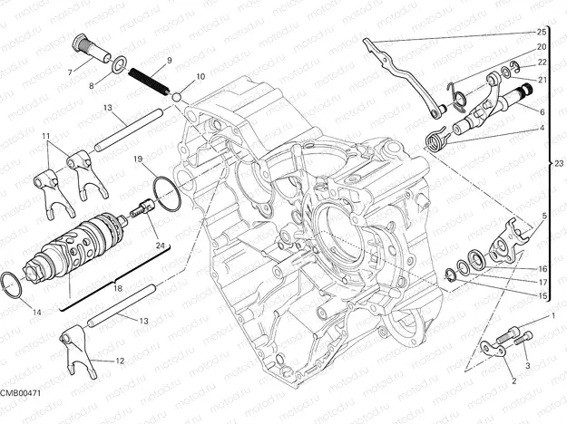 GEAR CHANGE MECHANISM [MOD:XDIAVEL]