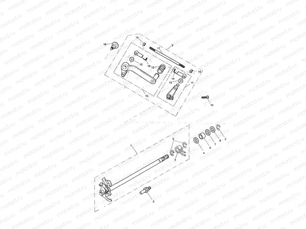 Gear Change Pedal 210262 >