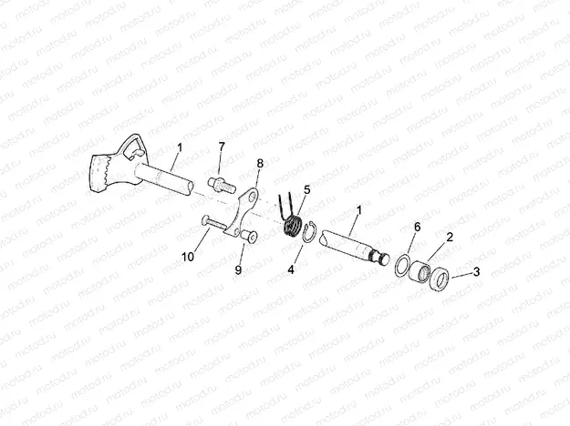 Gear control assembly I