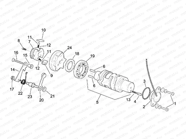 Gear control assembly II