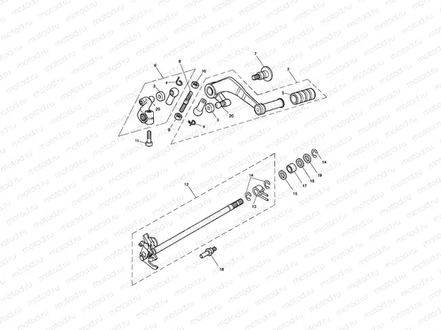 Gear Sel. Pedal