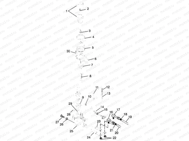 GEAR SELECTOR (400) XPRESS 400 W969540 (4935923592C014) | GEAR SELECTOR (400) XPRESS 400 W969540 (4935923592C014)