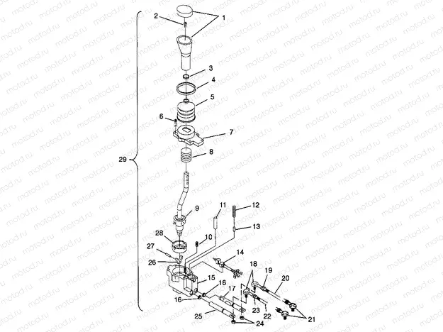 GEAR SELECTOR 6x6 400L NORWEGIAN N958740 (4930273027D009) | GEAR SELECTOR 6x6 400L NORWEGIAN N958740 (4930273027D009)