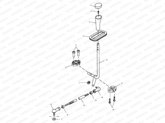 GEAR SELECTOR - A00BG50AA (4954855485D001) | GEAR SELECTOR - A00BG50AA (4954855485D001)