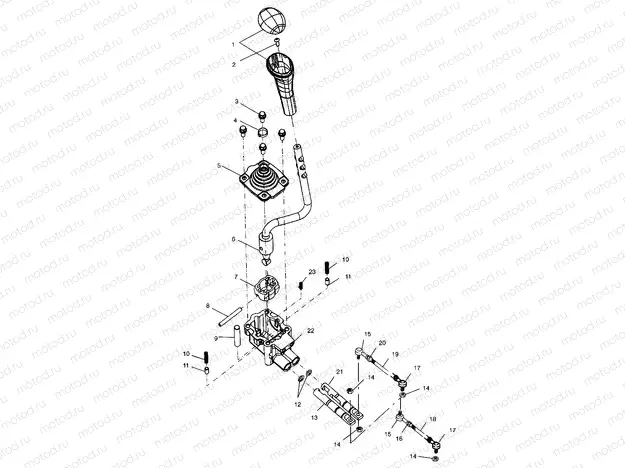 GEAR SELECTOR - A01CH50AA (4964466446C011) | GEAR SELECTOR - A01CH50AA (4964466446C011)
