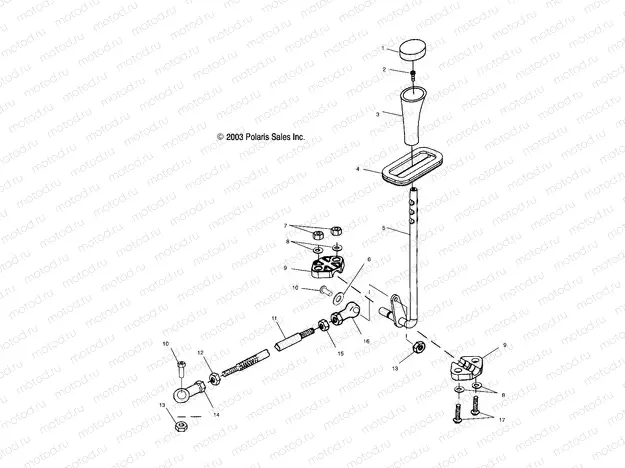 GEAR SELECTOR - A04BA25CA/CB (4986208620C02) | GEAR SELECTOR - A04BA25CA/CB (4986208620C02)