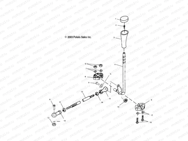 GEAR SELECTOR - A04CA32AA/AB/FA (4986248624C05) | GEAR SELECTOR - A04CA32AA/AB/FA (4986248624C05)