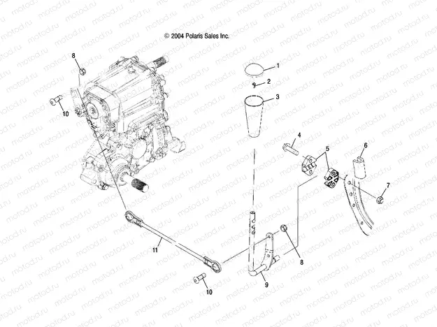 GEAR SELECTOR - A06MH68AQ/AT/AX/AY/AZ (4999609960C08) | GEAR SELECTOR - A06MH68AQ/AT/AX/AY/AZ (4999609960C08)