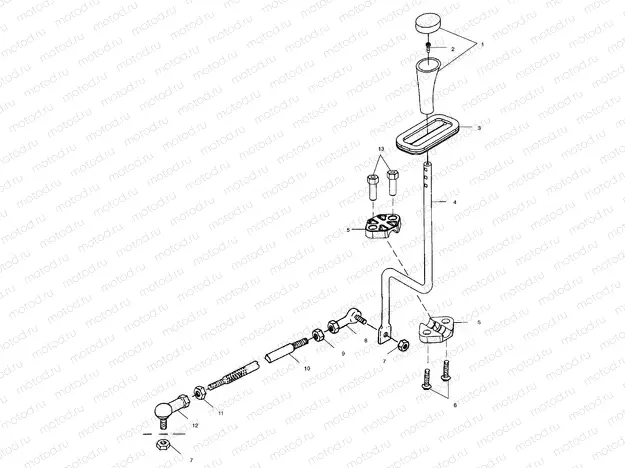 GEAR SELECTOR - A99BG38CB (4952505250c010) | GEAR SELECTOR - A99BG38CB (4952505250c010)