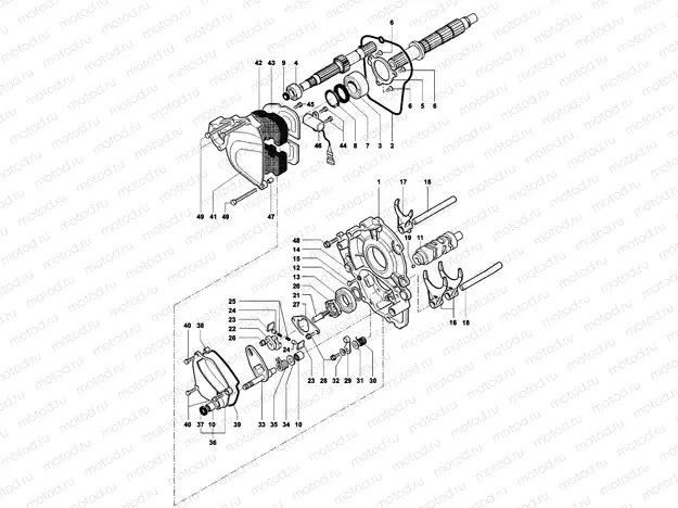 Gear Selector Assy