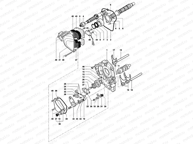 Gear Selector Assy