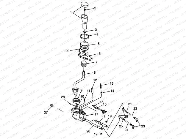 GEAR SELECTOR BIG BOSS 6X6 400L W97AE38A (4940814081D005) | GEAR SELECTOR BIG BOSS 6X6 400L W97AE38A (4940814081D005)