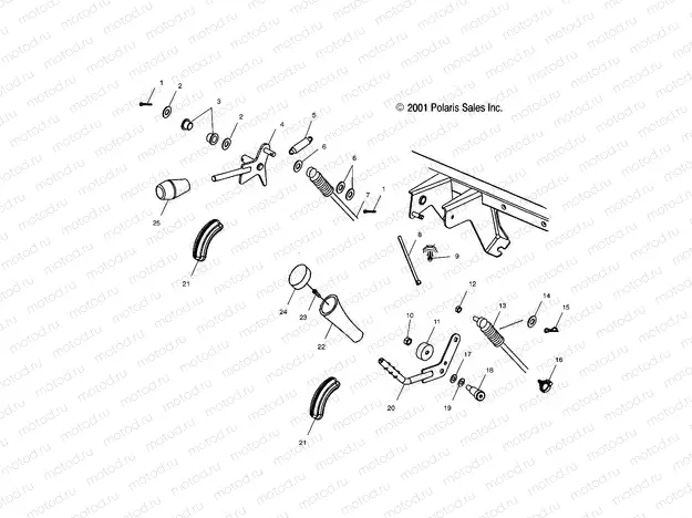GEAR SELECTOR - DIFFERENTIAL LOCK - A10RD50AA (4970937093C10) | GEAR SELECTOR - DIFFERENTIAL LOCK - A10RD50AA (4970937093C10)
